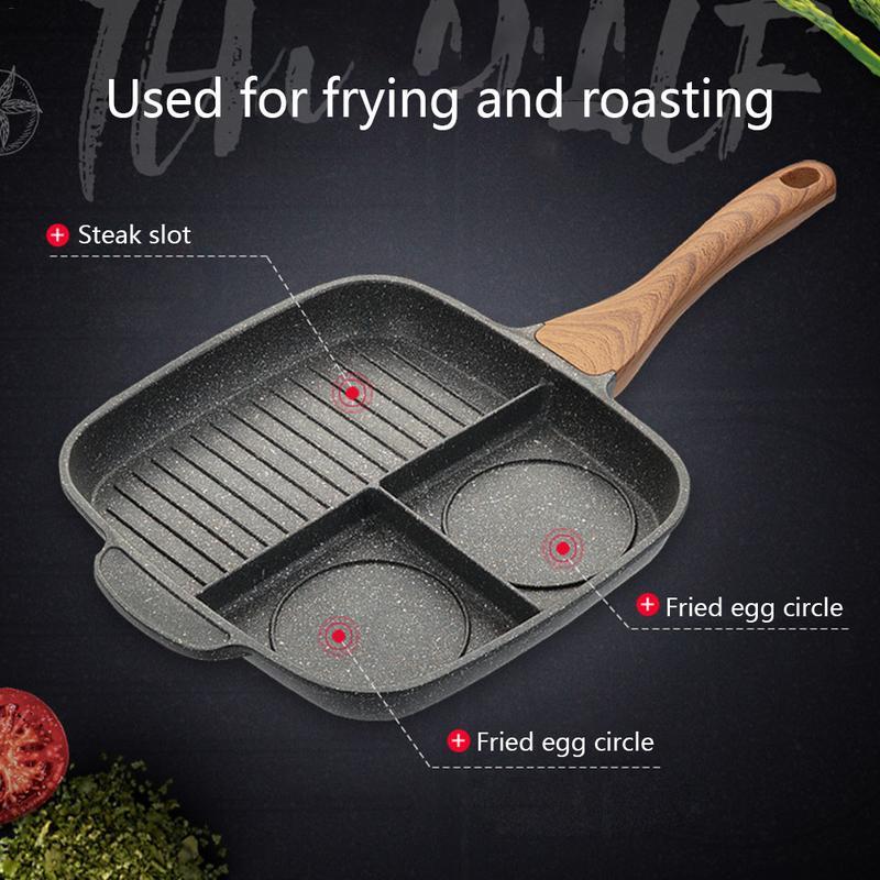 Maifanshi fried steak pot multi-function household omelette pan pan induction cooker non-stick pan - Image 6
