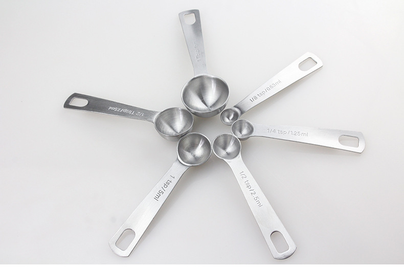 Stainless Steel Kitchen Seasoning Measuring Spoons - Image 2