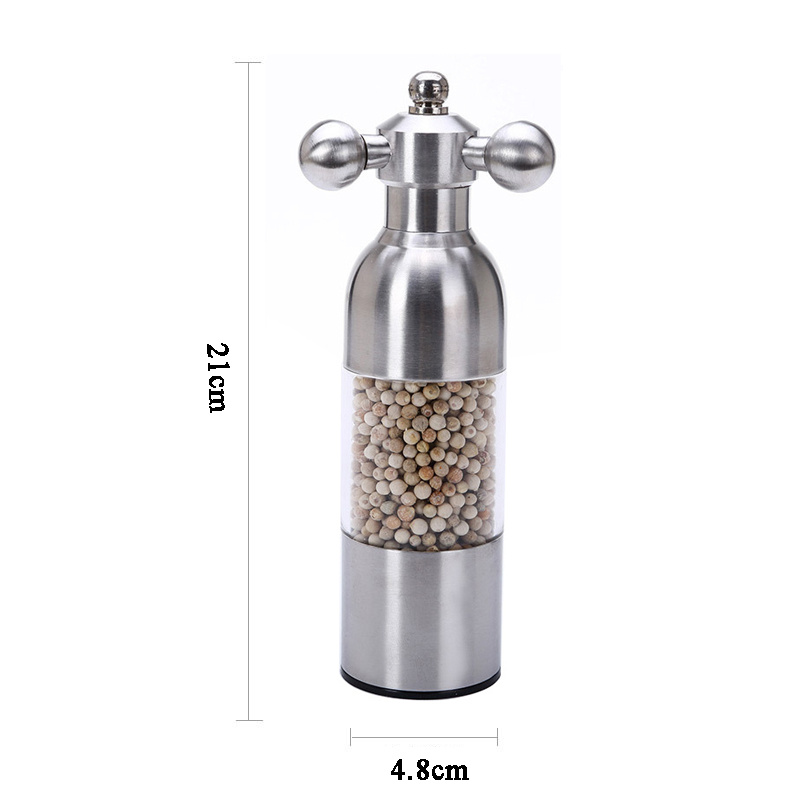 Pepper Mill Gadgets Pepper and Salt Grinder Grinding 4 Color Garlic Grinding Spice Grinder Kitchen Creative Tools BBQ Accessory - Image 5