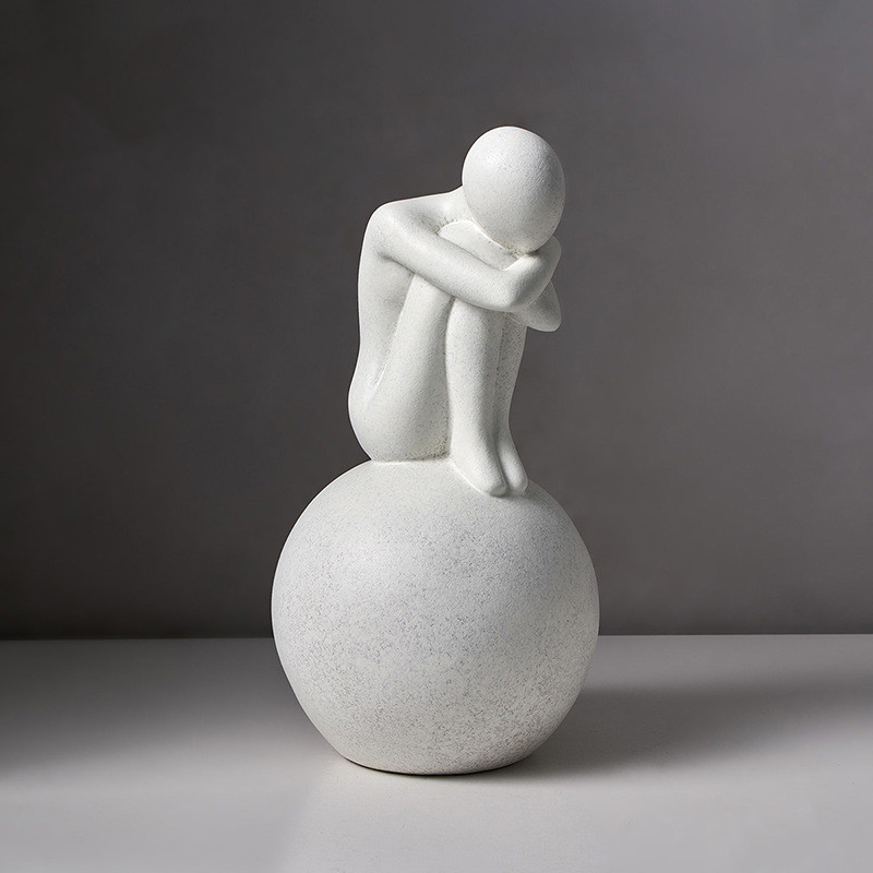 Living Room Decoration Nordic Home Decoration AbstractFigure Statue Modern Art Sculpture Aesthetic Room Decor Statue Of Love - Image 7