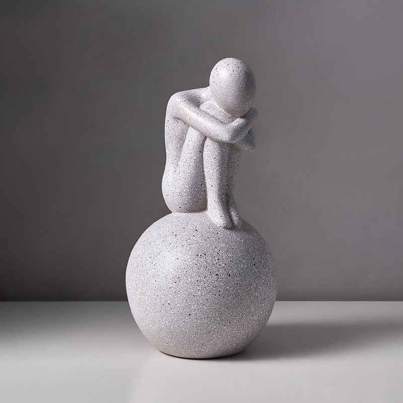 Living Room Decoration Nordic Home Decoration AbstractFigure Statue Modern Art Sculpture Aesthetic Room Decor Statue Of Love - Image 8