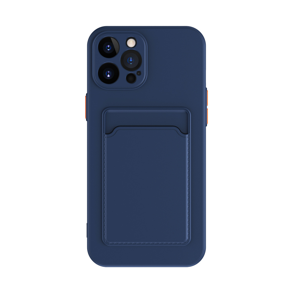 Simple Pure Color Liquid Silicone Phone Case - Image 2
