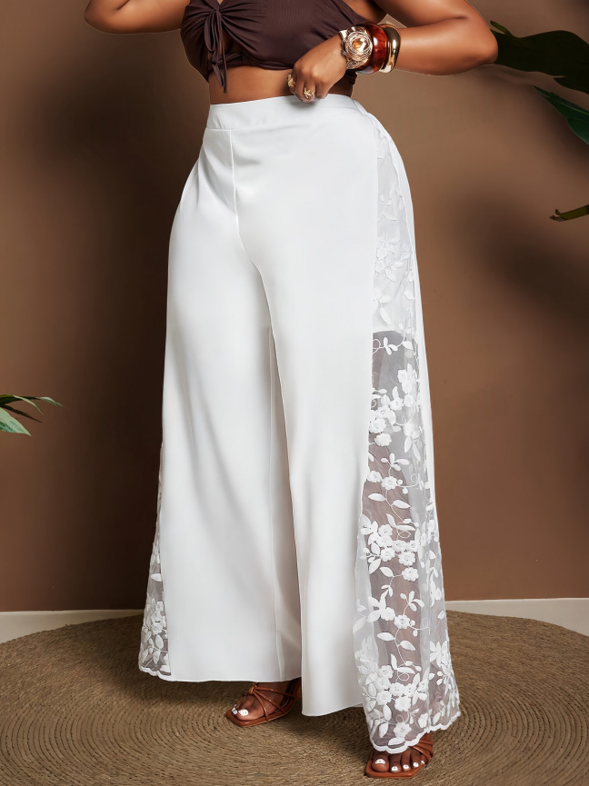 Womens Plus-Size Loose Casual Trousers - Image 6