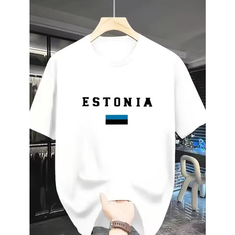 Printed Casual Loose-fitting Breathable Thin Short-sleeve Top - Image 5