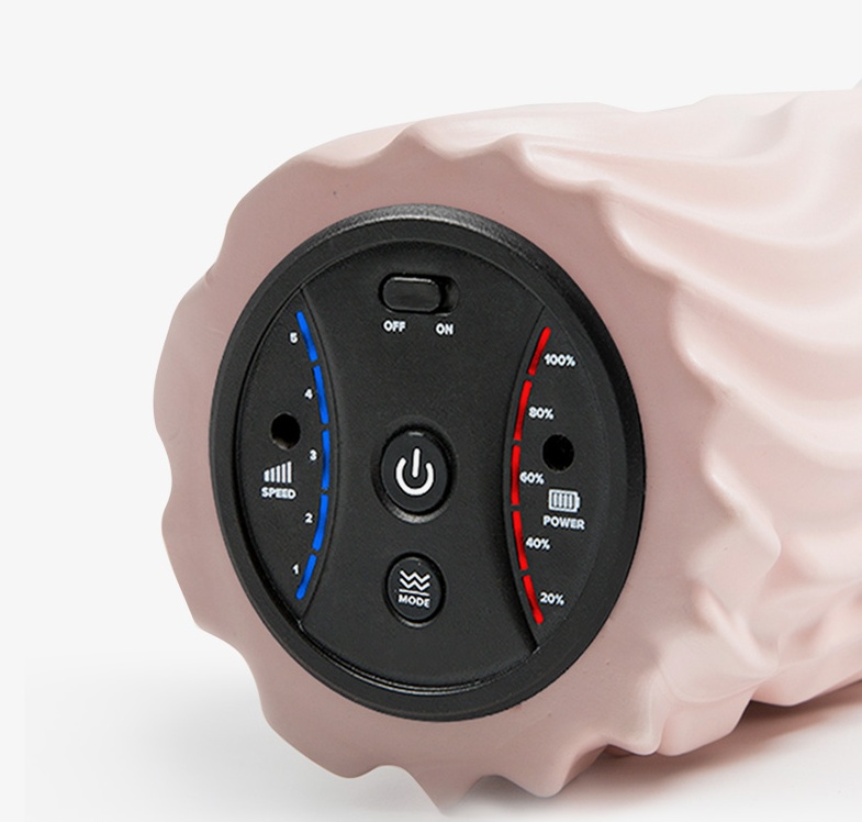 USB Electric Massage Yoga Massager Muscle Soreness Pain Relax Stovepipe Vibration Acupressure Massage Column Foam Roller Block - Image 5
