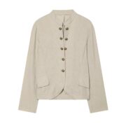 Womens Buttoned Rustic-style European And American Outerwear