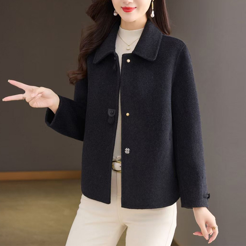 Elegant Woolen Short Coat For Women - Image 8