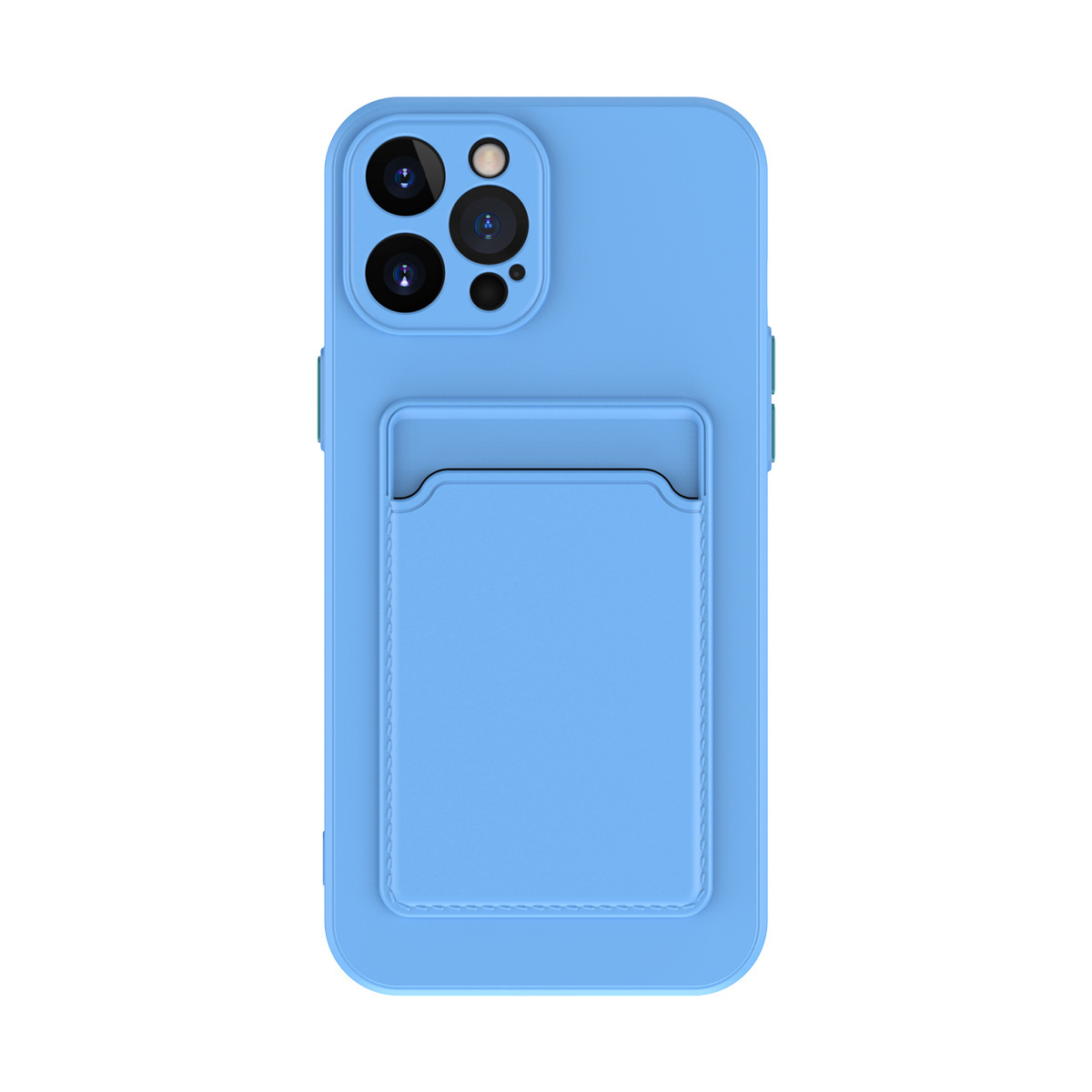 Simple Pure Color Liquid Silicone Phone Case - Image 8