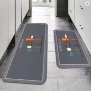 Kitchen Quick-drying Oil- And Water-absorbent Non-slip Floor Mat