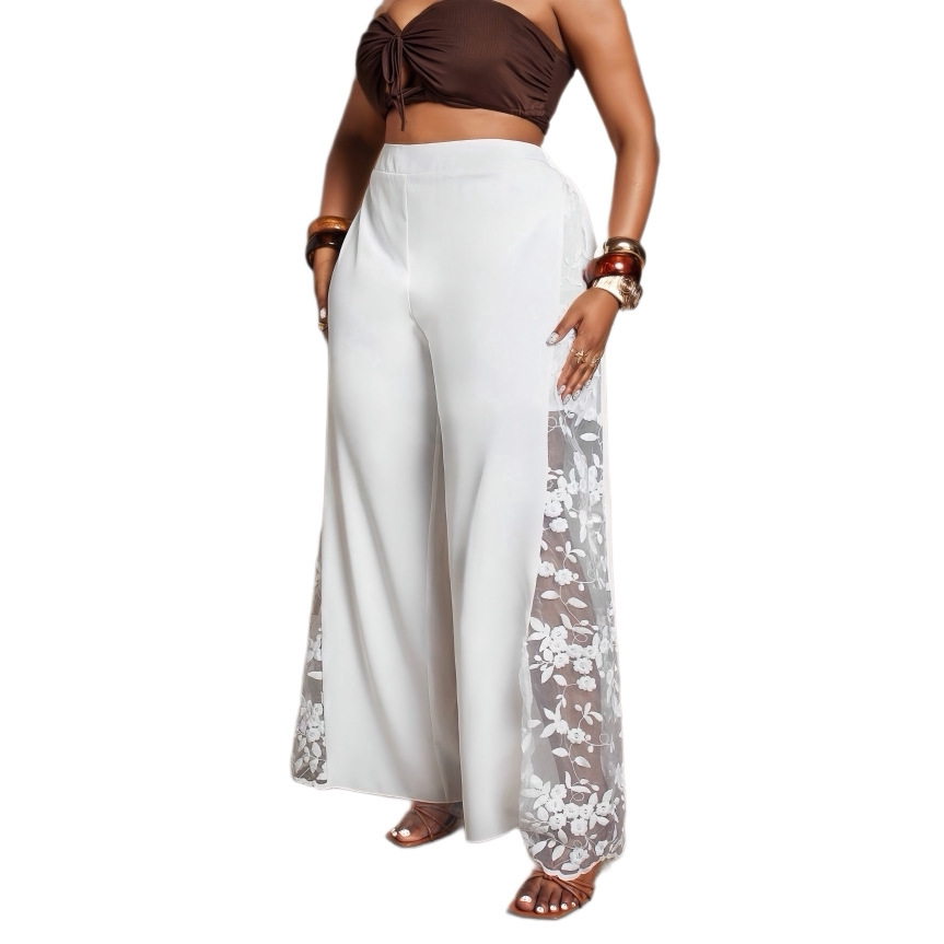 Womens Plus-Size Loose Casual Trousers - Image 5