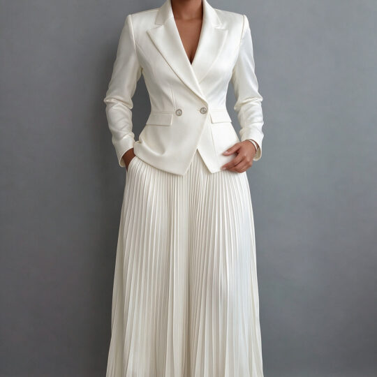 Women's Suit Printed Dress For Casual Wear