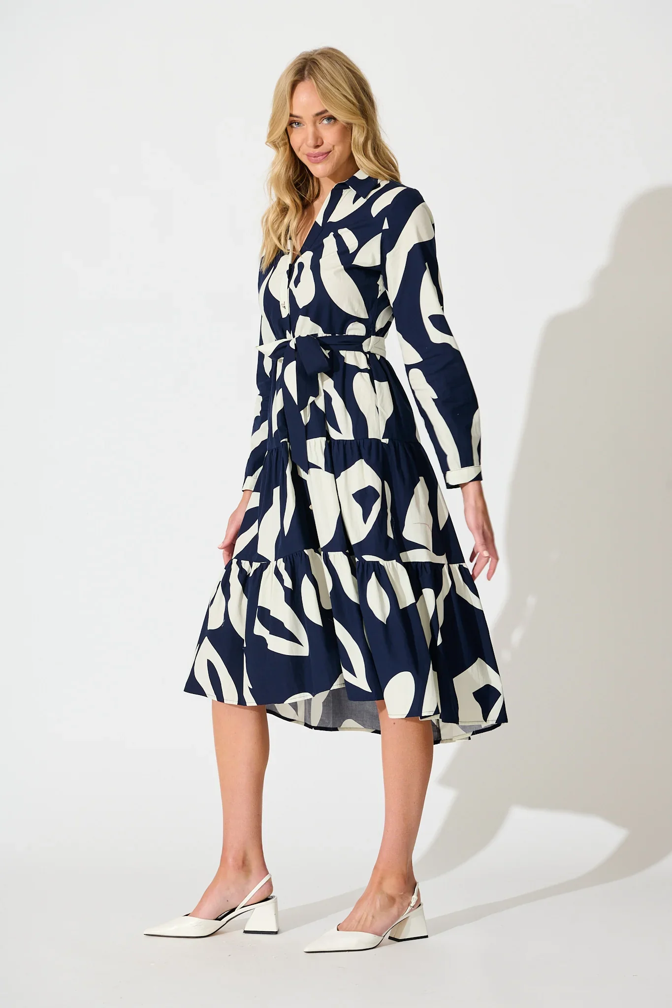 Endless Wishes Midi Navy White - Image 3