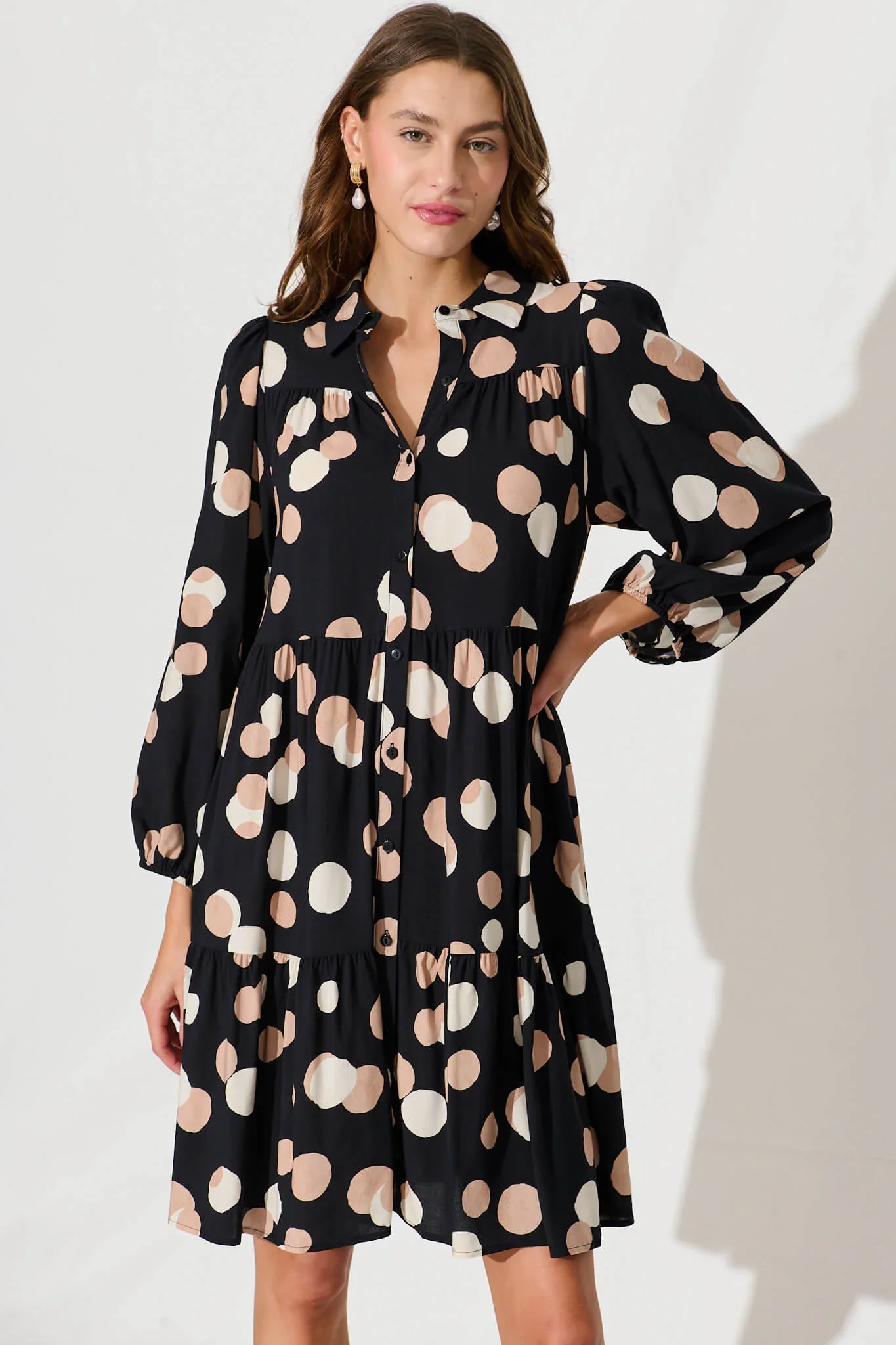 Felicity Smock Shirt Dress - Image 2