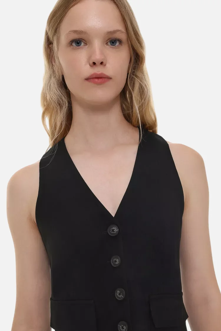 Waistcoat with pockets - Image 3