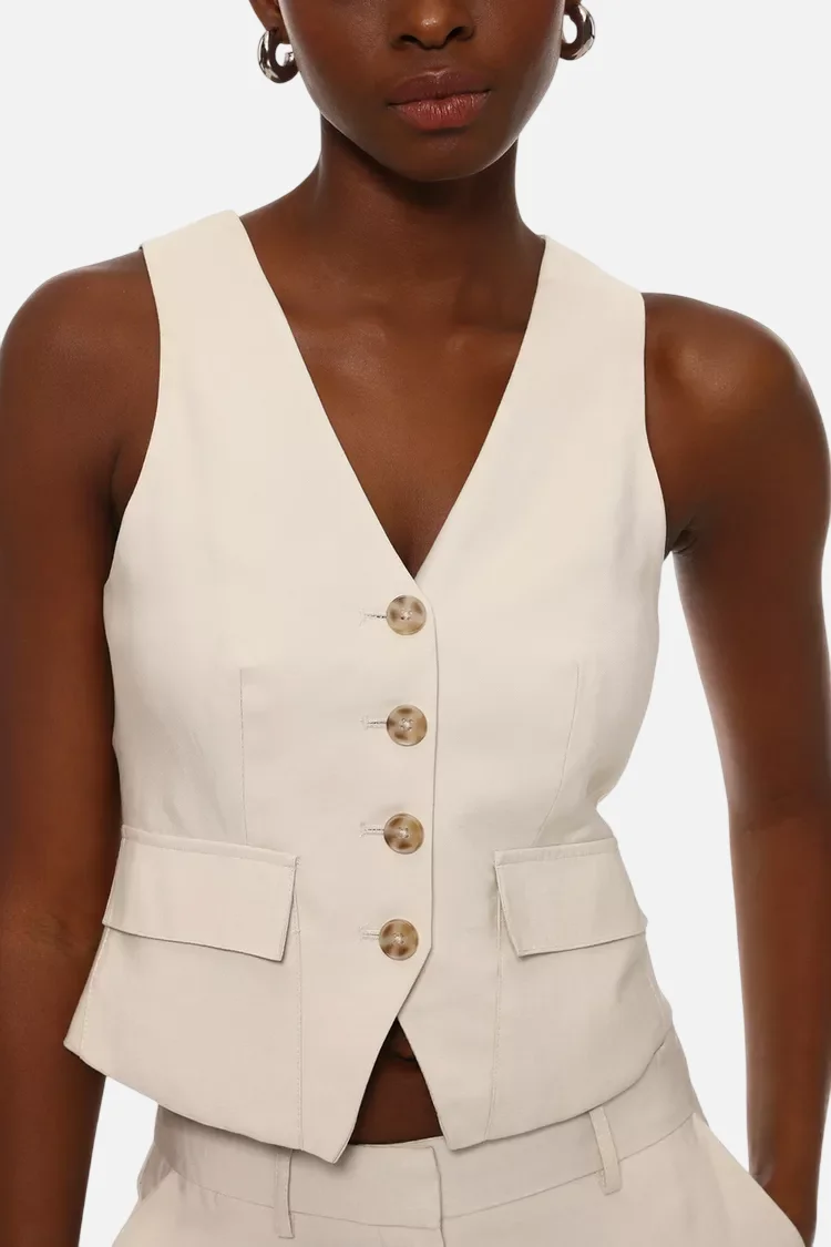 Waistcoat with pockets - Image 6