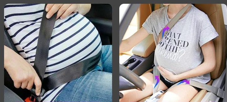 Car seat belt for pregnant women, car co-pilot special anti-stroke cover, pregnant driving - Image 3