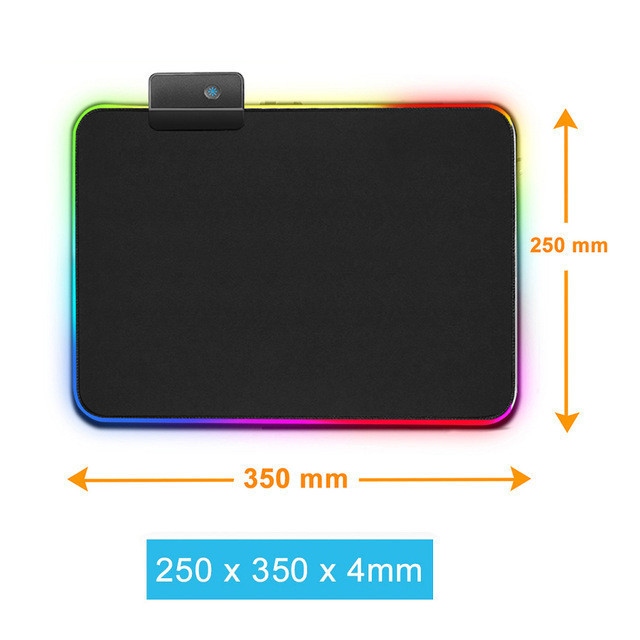 Luminous RGB Mouse Pad Luminous Symphony Game LED Rubber Table Mat - Image 6