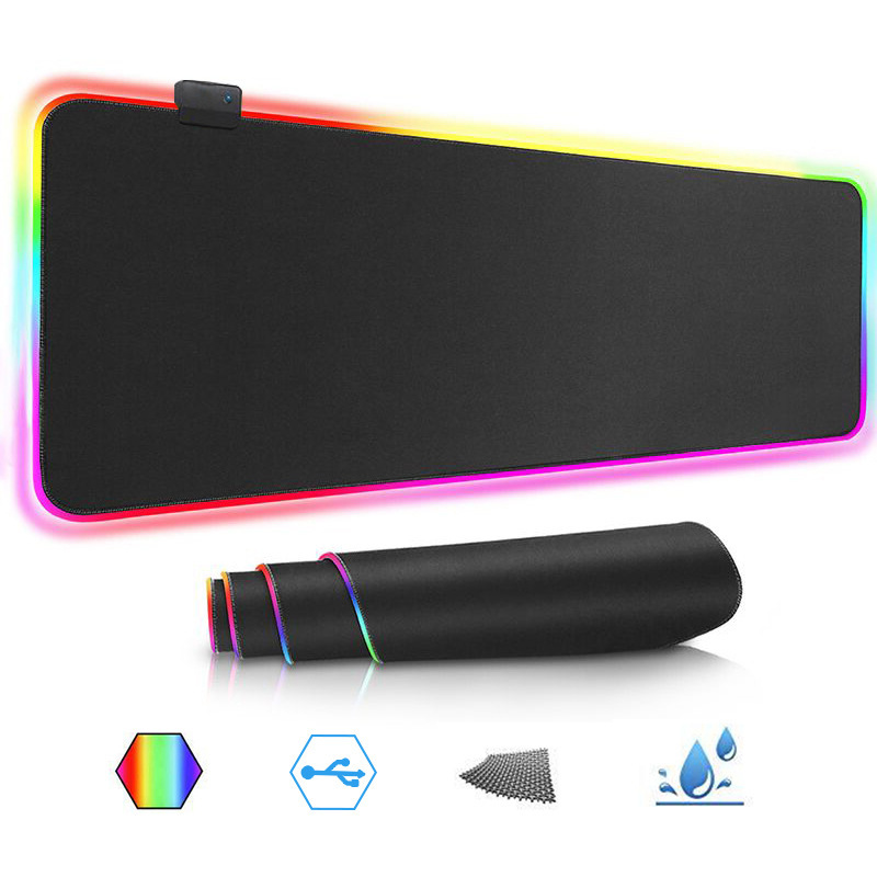 Luminous RGB Mouse Pad Luminous Symphony Game LED Rubber Table Mat - Image 4